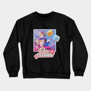 Cat Clown,Cat Joker,Cat Miaw Lover Crewneck Sweatshirt